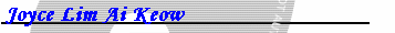 Joyce Lim Ai Keow
